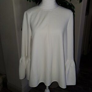 Tibi Bell Sleeve Boatneck Tunic